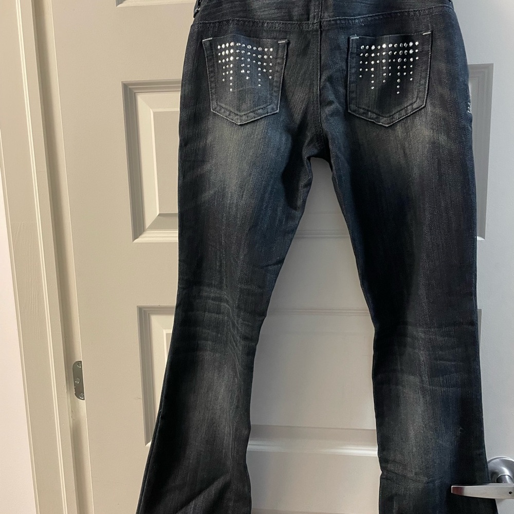 Studded Black Denim Jeans
